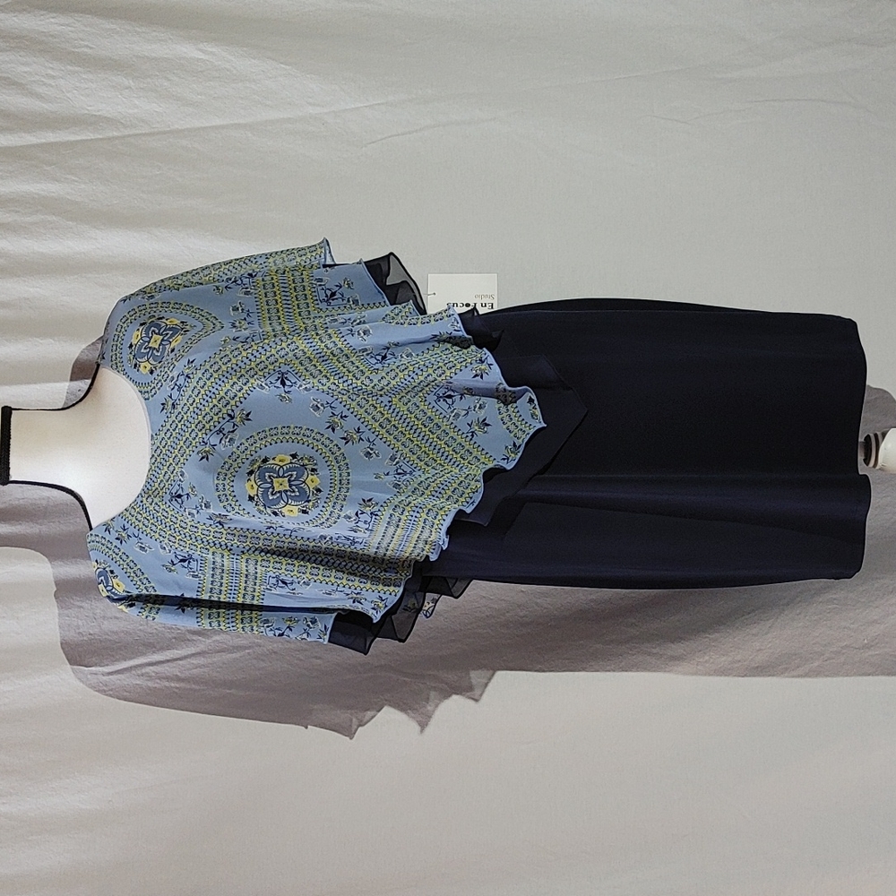En Focus Studio Capelet Dress